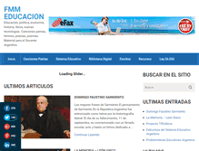 Tablet Screenshot of fmmeducacion.com.ar